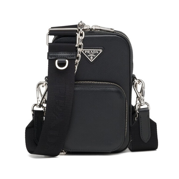 【プラダ】21SS新作 サフィアーノレザー ミニ ショルダーバッグ 偽物1BH183_NZV